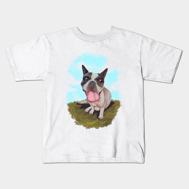 Doggy Kids T-Shirt by Blanquiurris